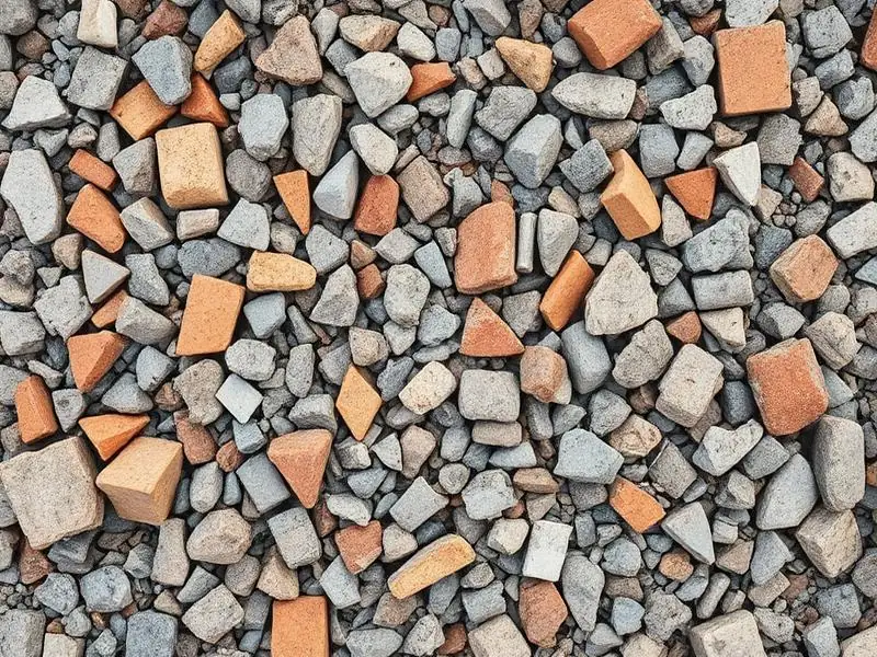 RC-Material mit Körnung 0/32 – 0/45 mm – Nahaufnahme